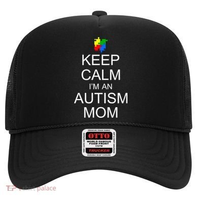 Keep Calm Autism Mom Awareness Hat