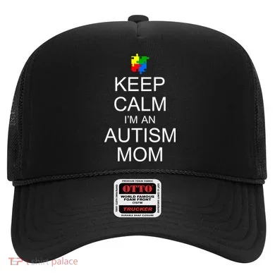 Keep Calm Autism Mom Awareness Hat