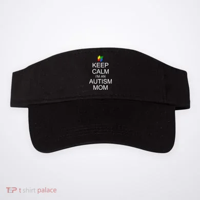 Keep Calm Autism Mom Awareness Visor