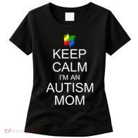 Keep Calm Autism Mom Awareness Women's T-Shirt thumb 0