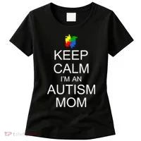 Keep Calm Autism Mom Awareness Women's T-Shirt thumb 0