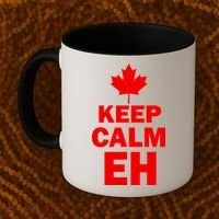 Keep Calm EH Funny Canadian  Coffee Mug thumb 2