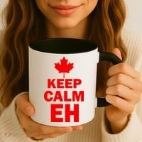 Keep Calm EH Funny Canadian  Coffee Mug thumb 3
