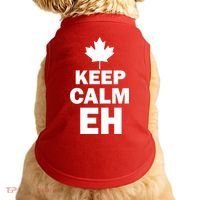 Keep Calm EH Funny Canadian  Doggie Tank thumb 0