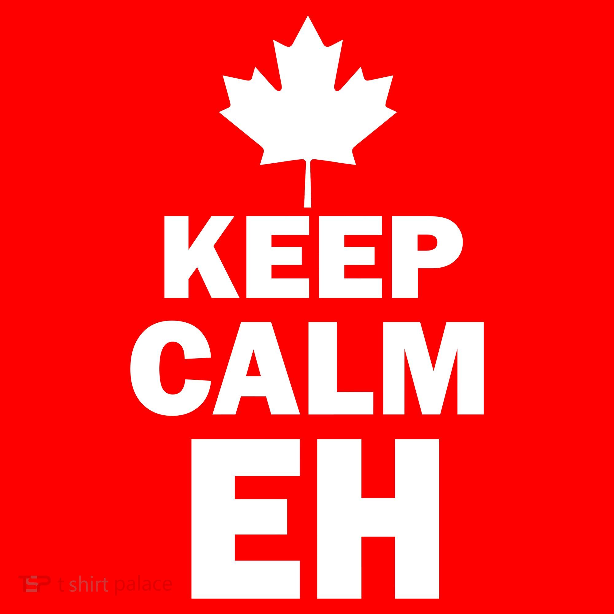 Keep Calm EH Funny Canadian  Long Sleeve Shirt
