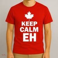 Keep Calm EH Funny Canadian  T-Shirt thumb 3