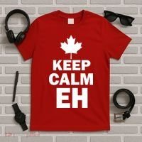 Keep Calm EH Funny Canadian  T-Shirt thumb 5
