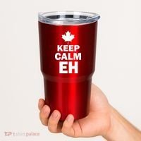 Keep Calm EH Funny Canadian  Tumbler thumb 2