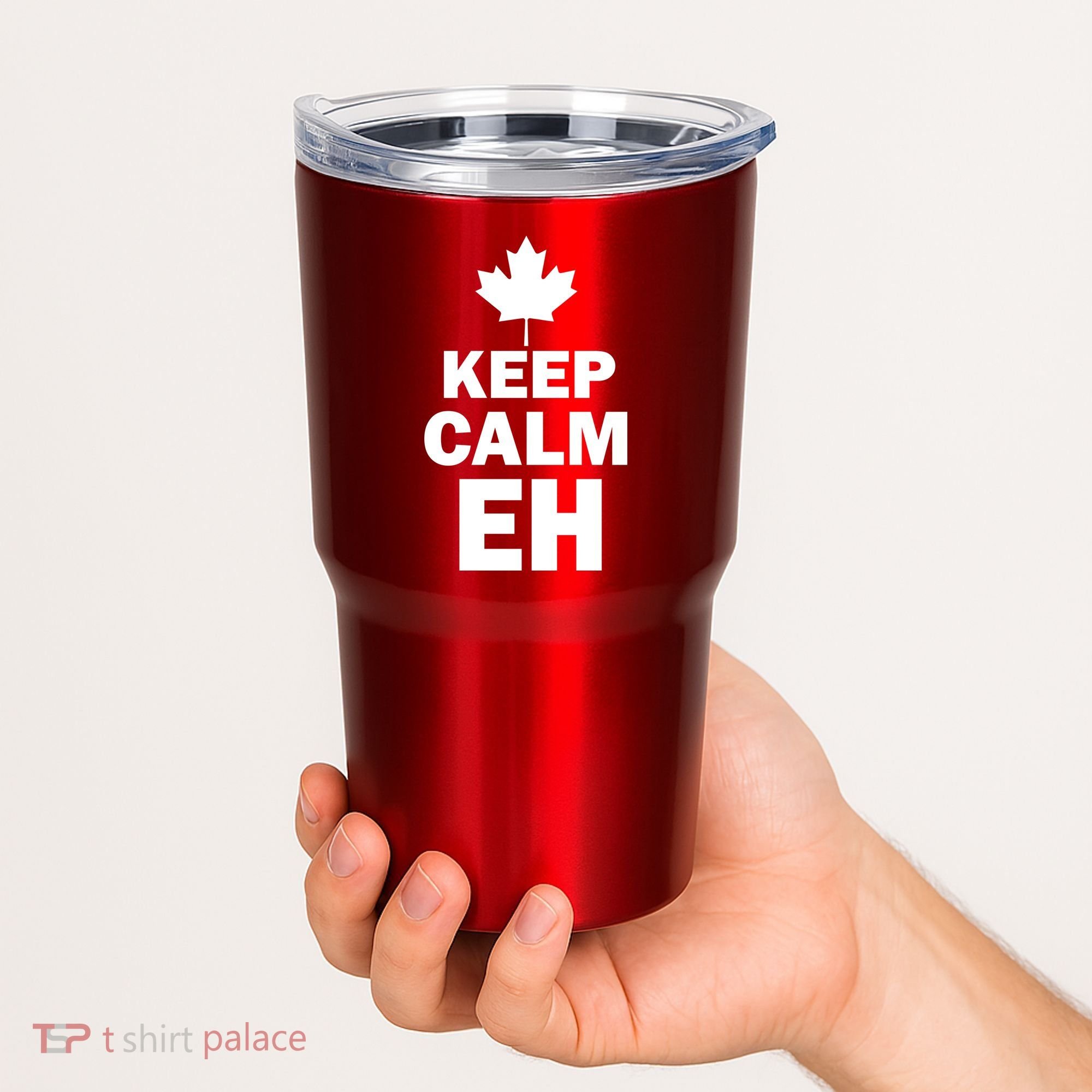 Keep Calm EH Funny Canadian  Tumbler