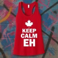 Keep Calm EH Funny Canadian  Women's Tank Top thumb 3