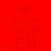 Keep Calm EH Funny Canadian  Santa Hat thumb 1