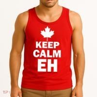 Keep Calm EH Funny Canadian  Tank Top thumb 3