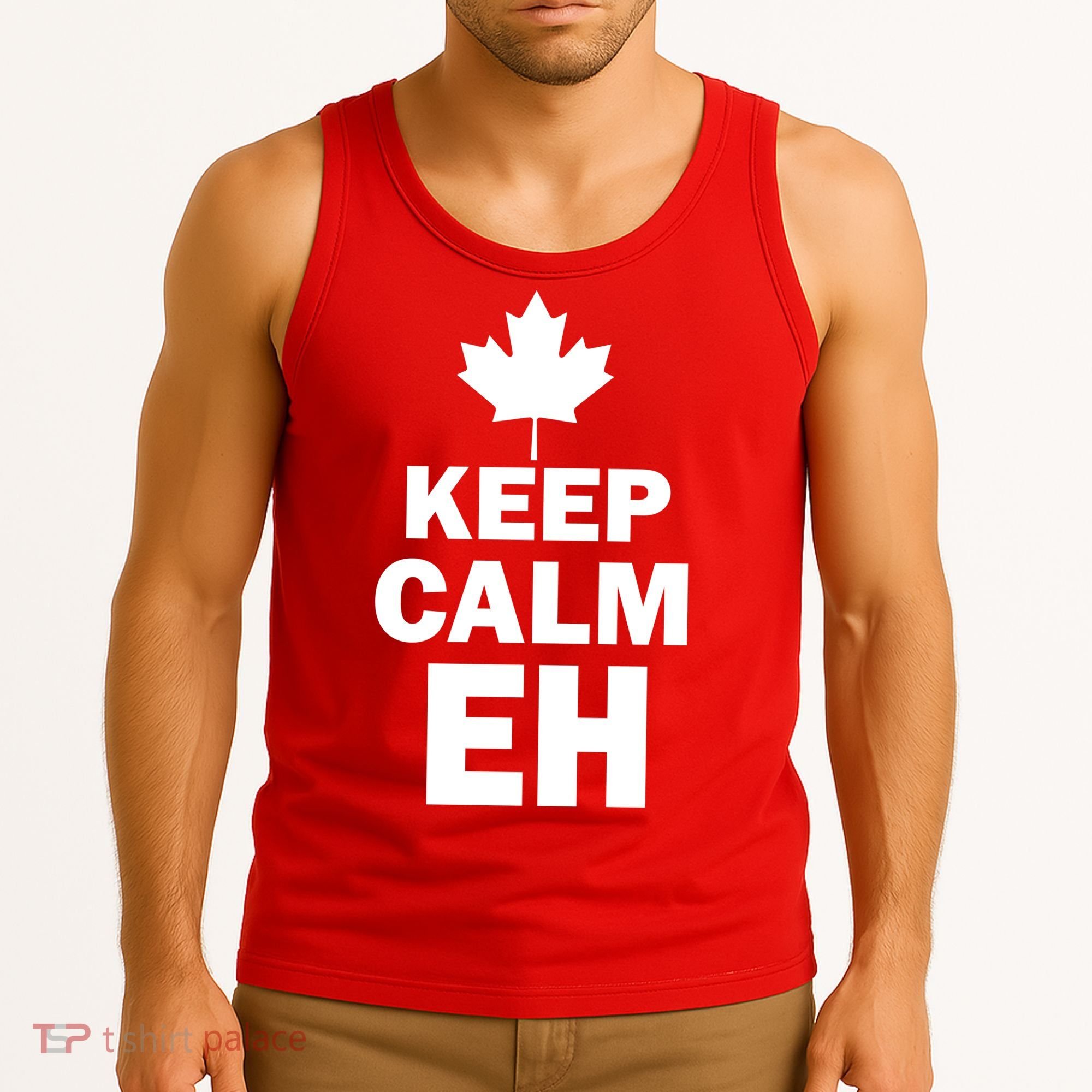 Keep Calm EH Funny Canadian  Tank Top