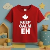 Keep Calm EH Funny Canadian  Toddler T-Shirt thumb 3