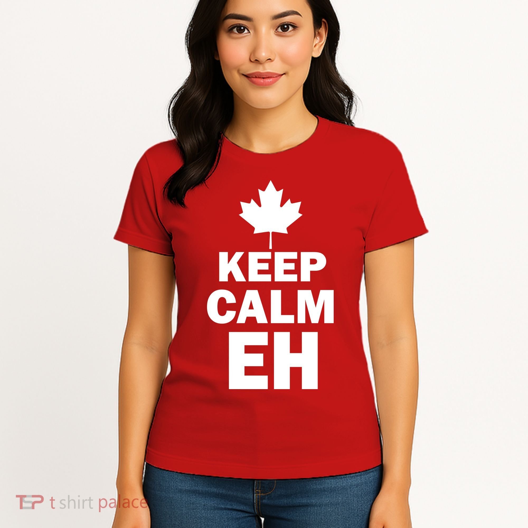Keep Calm EH Funny Canadian  Women's T-Shirt