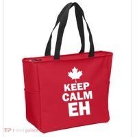 Keep Calm EH Funny Canadian  Tote Bag thumb 2