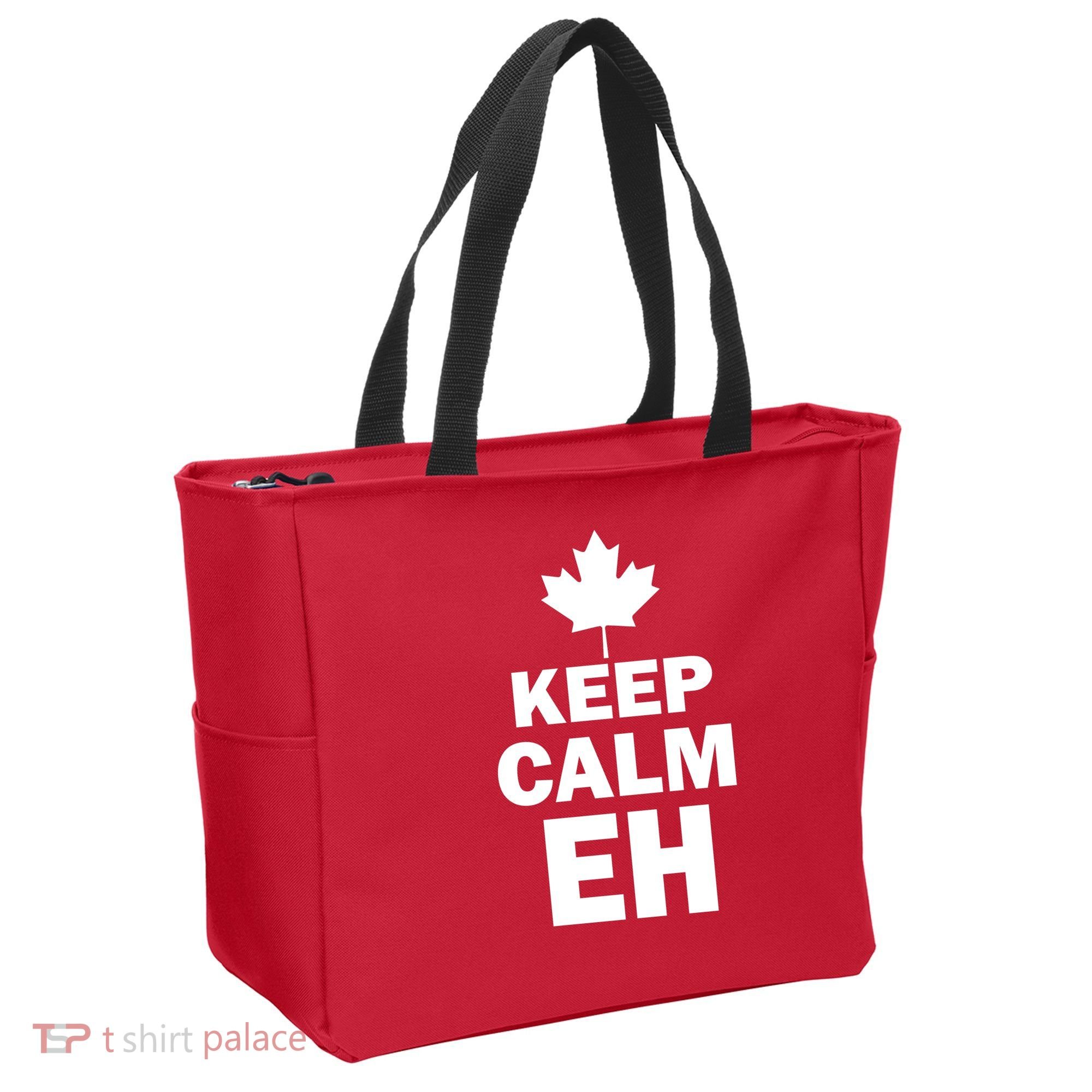 Keep Calm EH Funny Canadian  Tote Bag