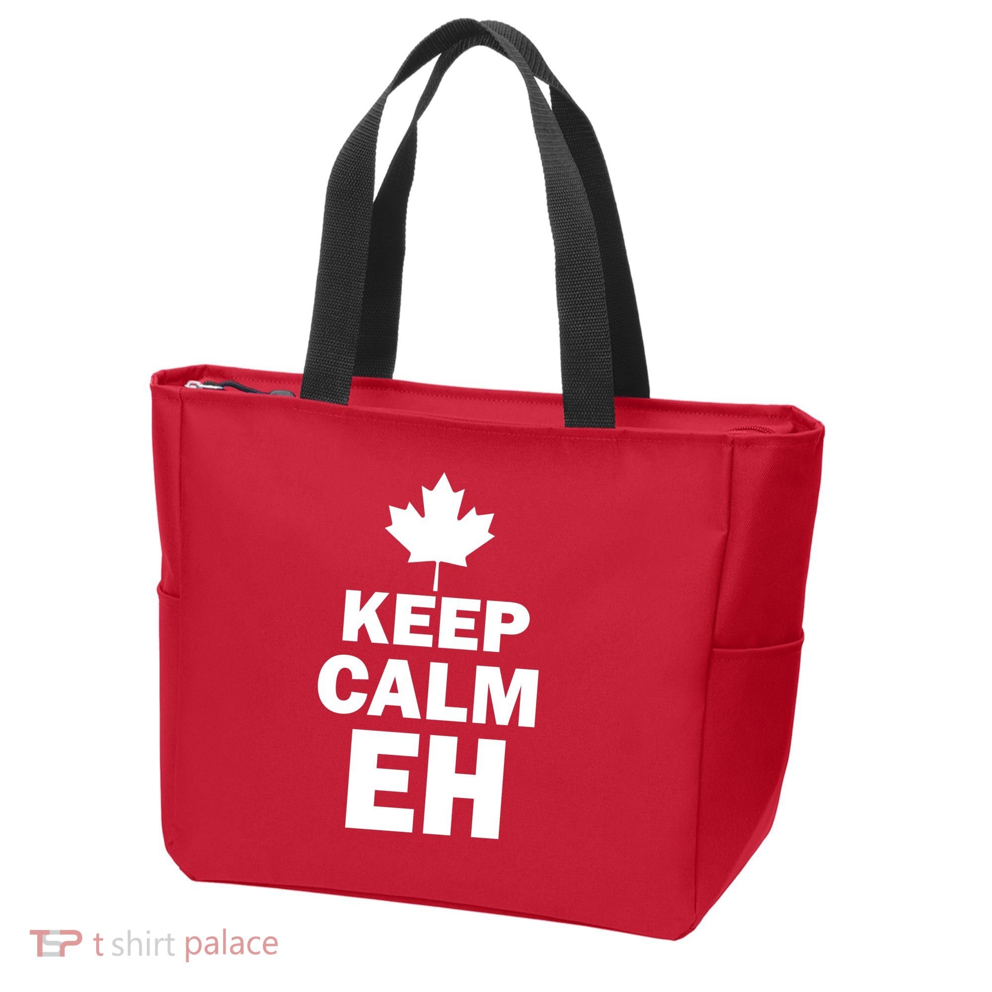 Keep Calm EH Funny Canadian  Tote Bag