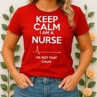 Keep Calm I Am A Nurse Pk Not That Calm Women's T-Shirt thumb 2