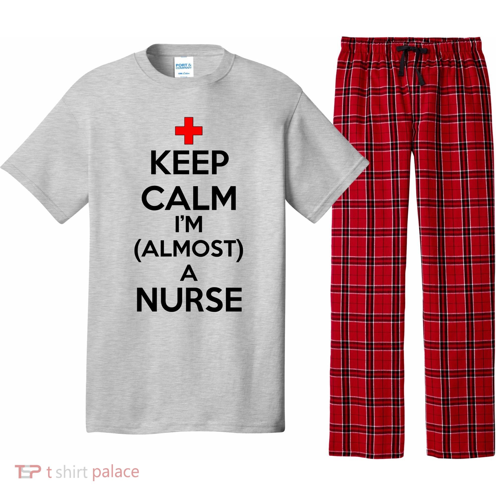 Keep Calm I'm Almost A Nurse Pajama Set