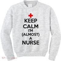 Keep Calm I'm Almost A Nurse Kids Sweatshirt thumb 0