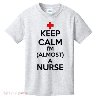 Keep Calm I'm Almost A Nurse Kids T-Shirt