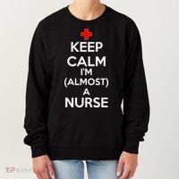 Keep Calm I'm Almost A Nurse Women's Sweatshirt thumb 0