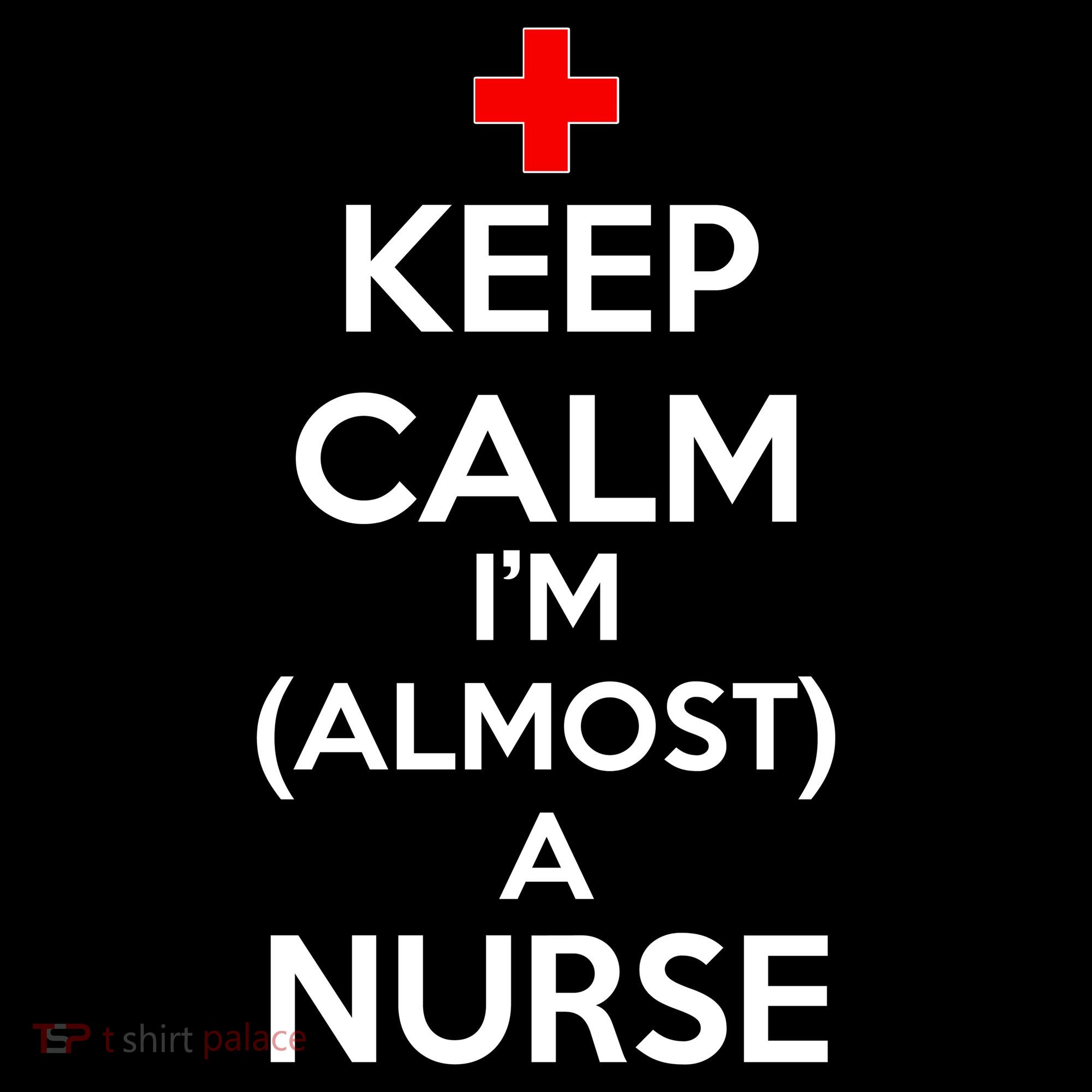 Keep Calm I'm Almost A Nurse Apron