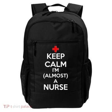 Keep Calm I'm Almost A Nurse Backpack