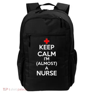 Keep Calm I'm Almost A Nurse Backpack