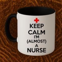 Keep Calm I'm Almost A Nurse Coffee Mug thumb 2