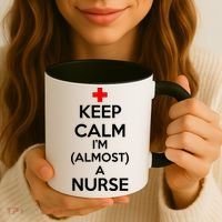 Keep Calm I'm Almost A Nurse Coffee Mug thumb 3