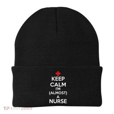 Keep Calm I'm Almost A Nurse Beanie