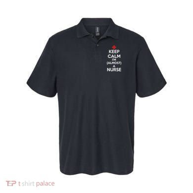 Keep Calm I'm Almost A Nurse Polo