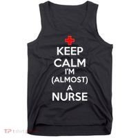 Keep Calm I'm Almost A Nurse Tank Top thumb 0