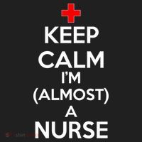 Keep Calm I'm Almost A Nurse Golf Towel thumb 3