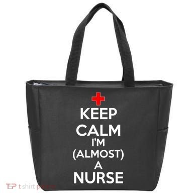 Keep Calm I'm Almost A Nurse Tote Bag