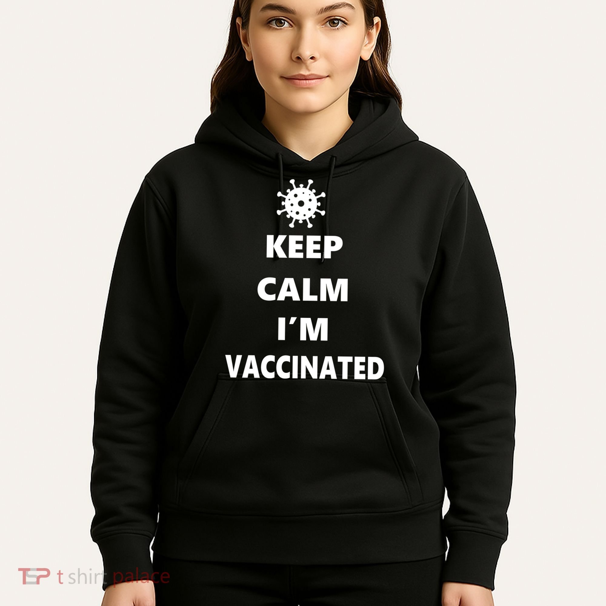 Keep Calm I'm Vaccinated Hoodie