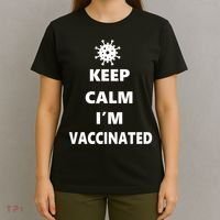 Keep Calm I'm Vaccinated T-Shirt thumb 4