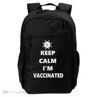 Keep Calm I'm Vaccinated Backpack thumb 0