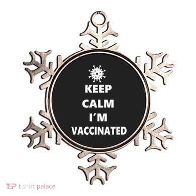 Keep Calm I'm Vaccinated Ornament
