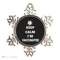 Keep Calm I'm Vaccinated Ornament thumb 0