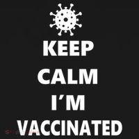 Keep Calm I'm Vaccinated Ornament thumb 1