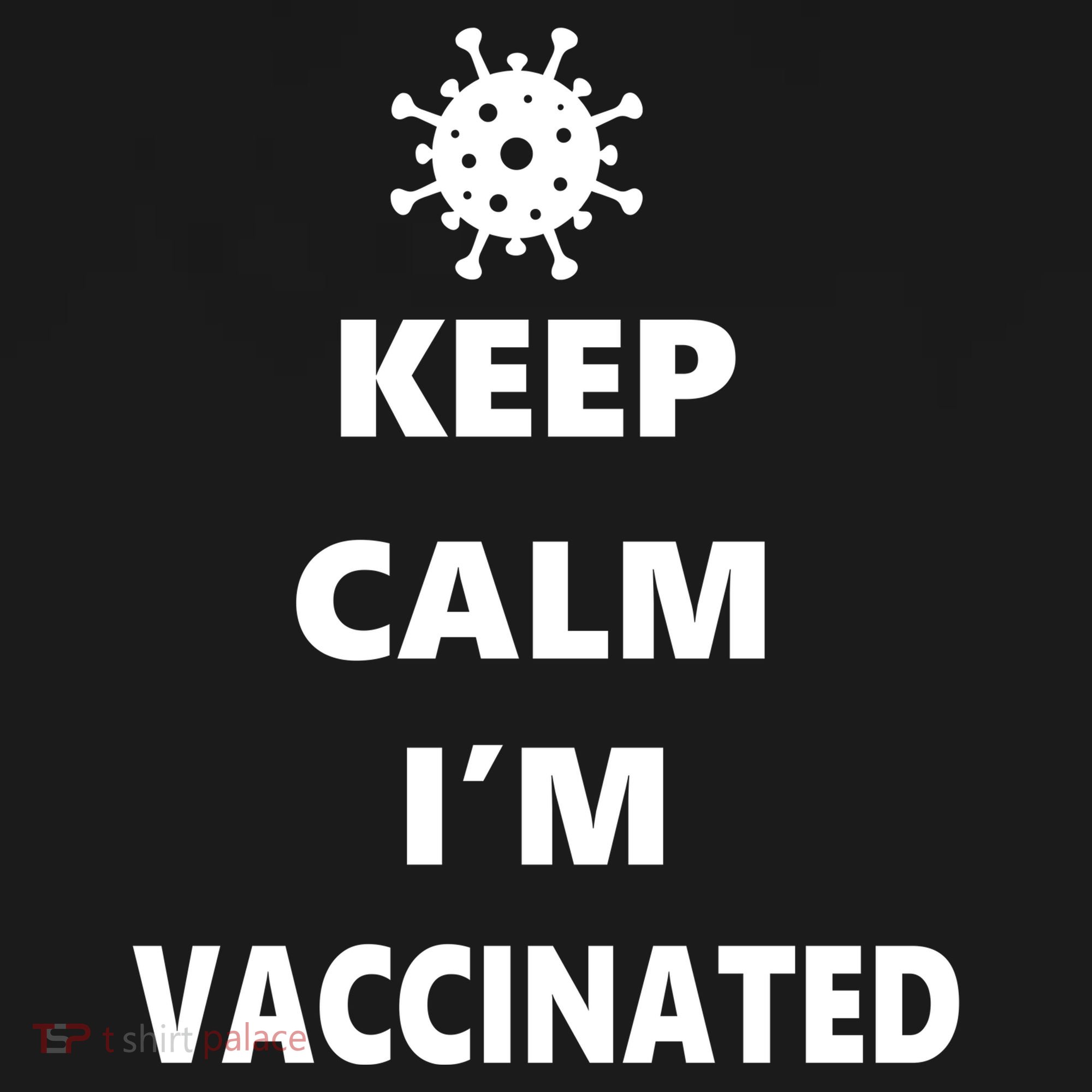 Keep Calm I'm Vaccinated Ornament