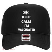 Keep Calm I'm Vaccinated Hat thumb 0