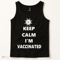 Keep Calm I'm Vaccinated Tank Top thumb 2
