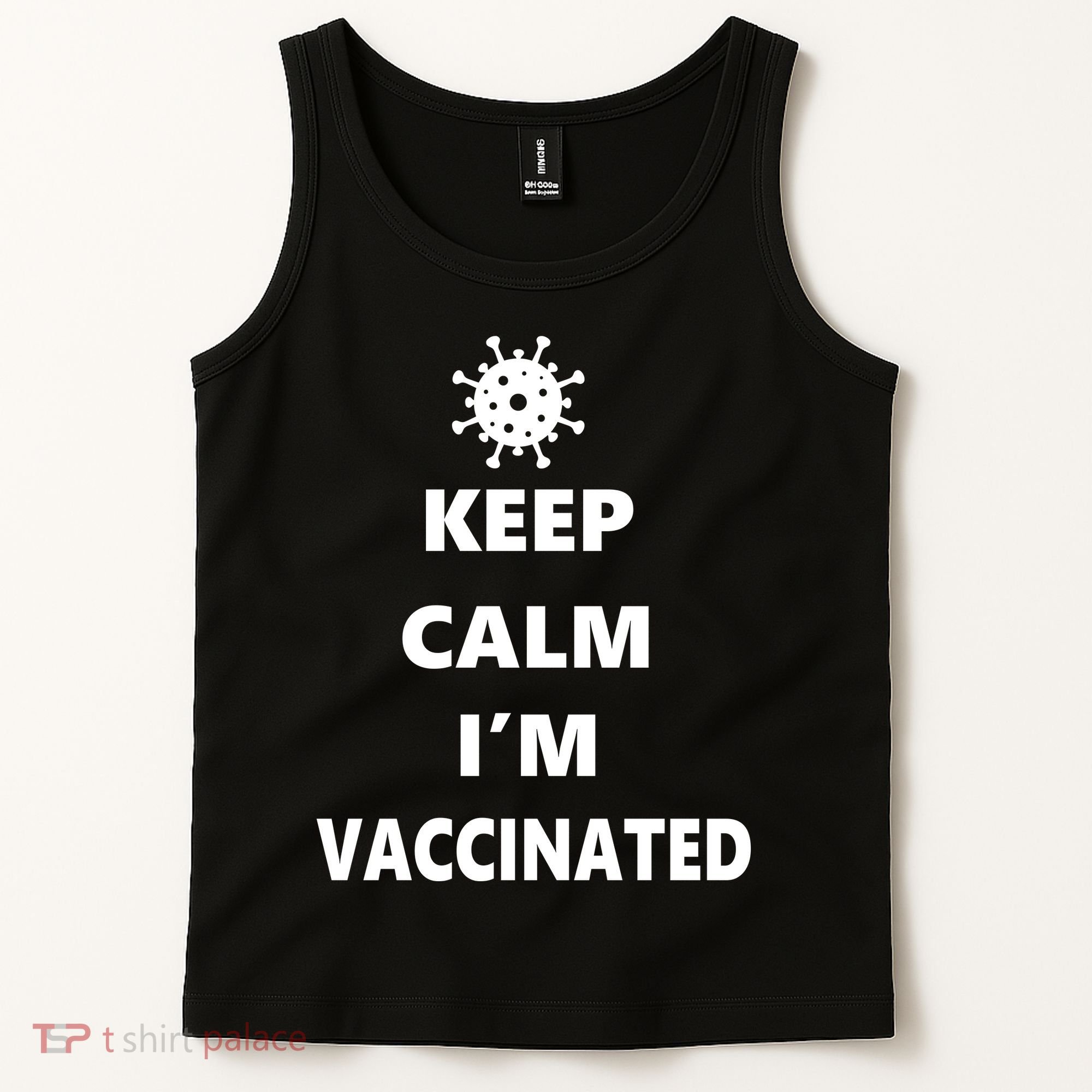 Keep Calm I'm Vaccinated Tank Top