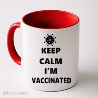 Keep Calm I'm Vaccinated Coffee Mug thumb 0