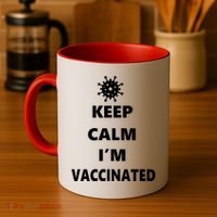 Keep Calm I'm Vaccinated Coffee Mug thumb 4