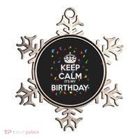 Keep Calm It s My Birthday Ornament thumb 0